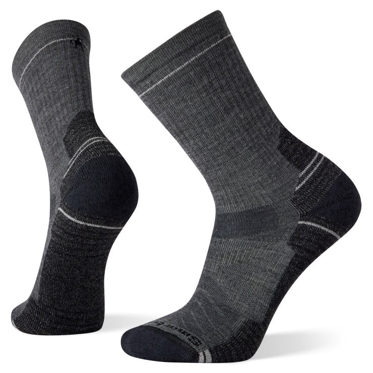 Smartwool Hike Light Cushion Crew Socks (Unisex) - Medium Gray