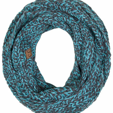 C.C Chunky Multi Color Infinity Scarf