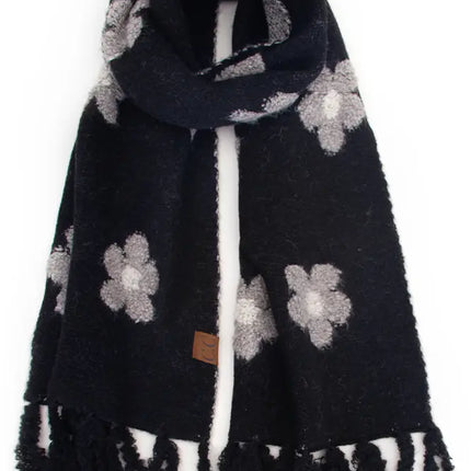 C.C Daisy Pattern Scarf