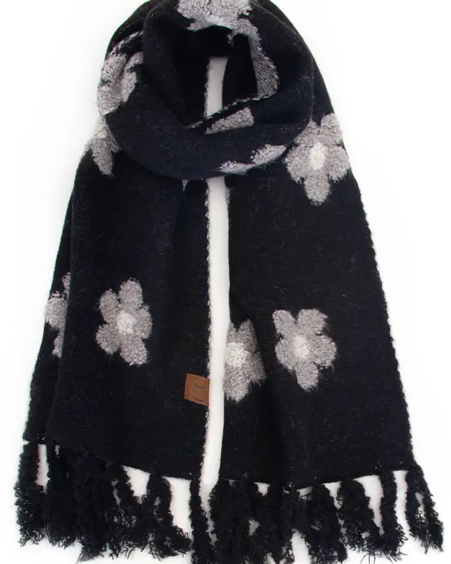 C.C Daisy Pattern Scarf