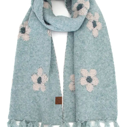 C.C Daisy Pattern Scarf