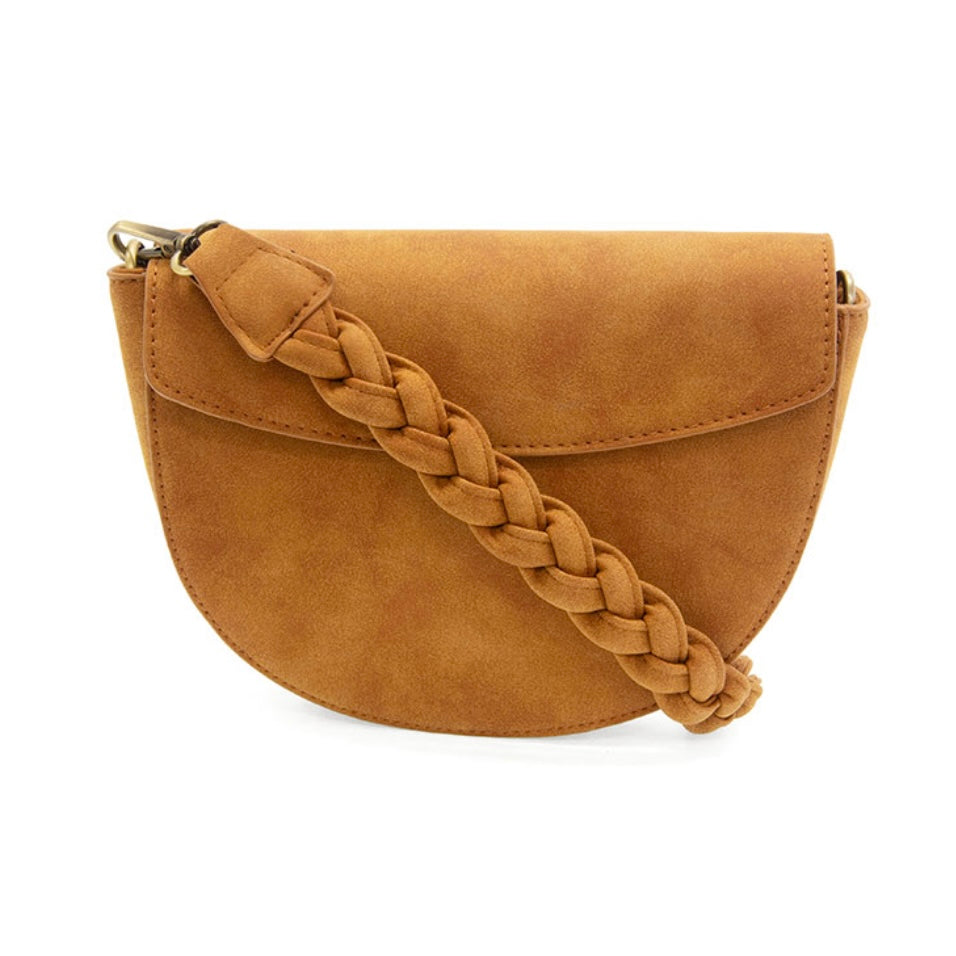 Joy Susan Luna Crescent Crossbody with Braided Strap