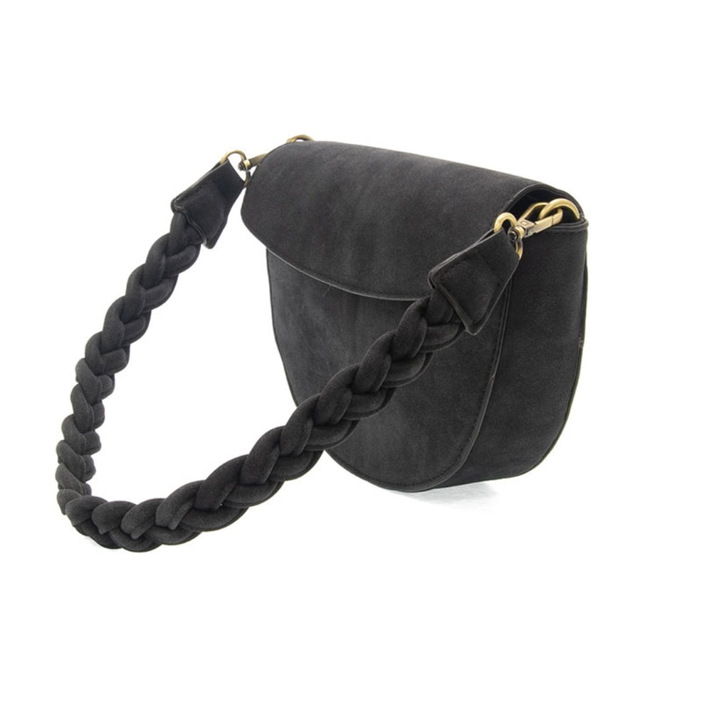 Joy Susan Luna Crescent Crossbody with Braided Strap