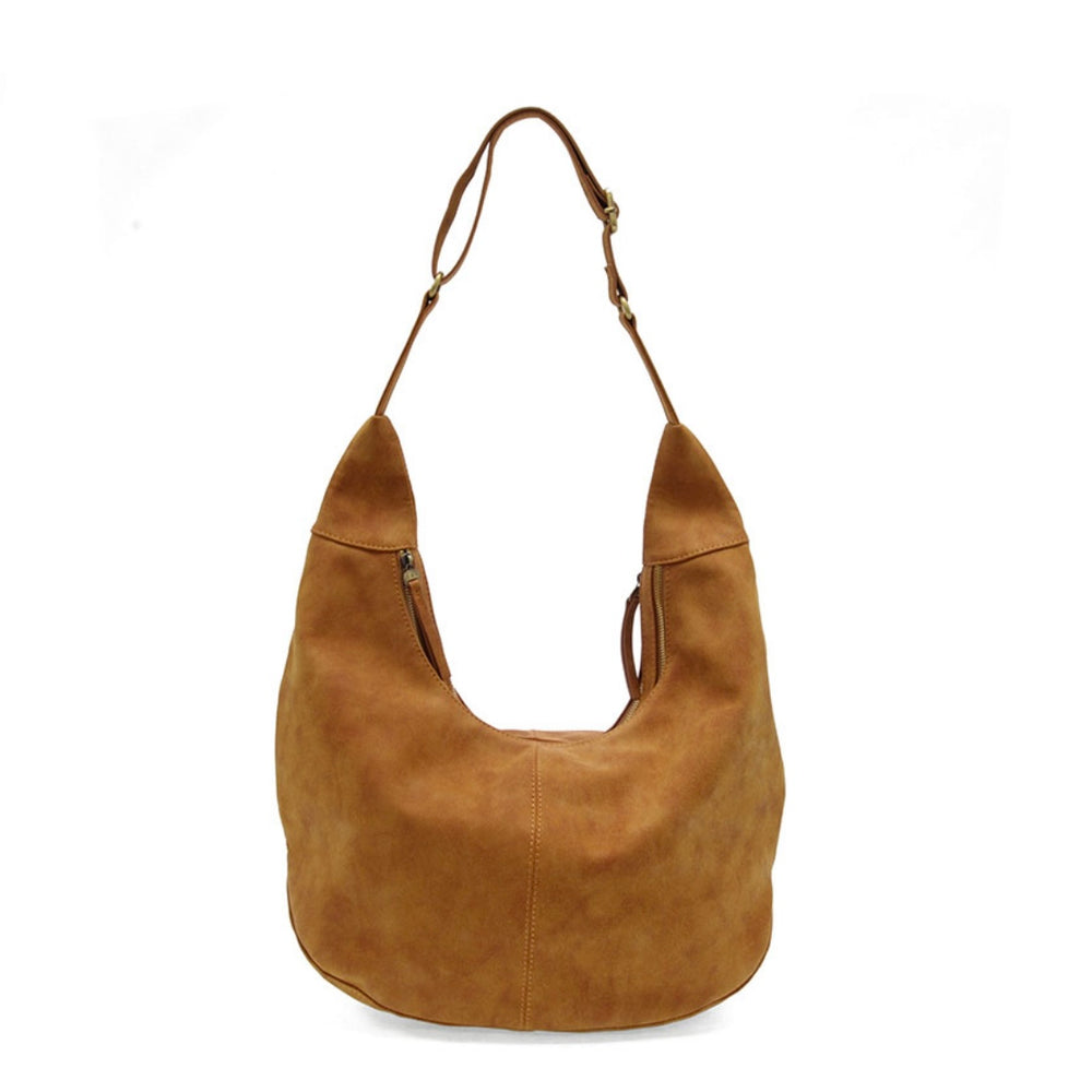 Joy Susan Rochelle Faux Suede Large Crescent Hobo Bag