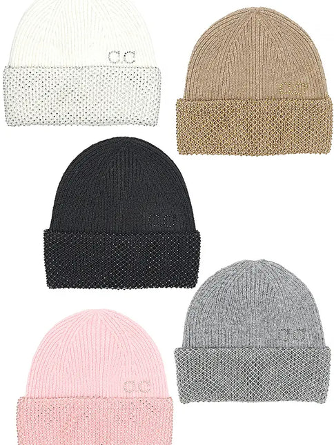C.C Beanie Rhinestone Net Cuff
