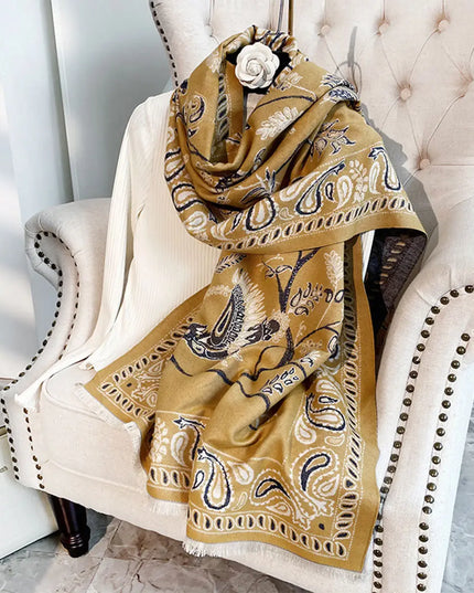 Women Winter Warm Shawl Wrap Thick Blanket Scarf