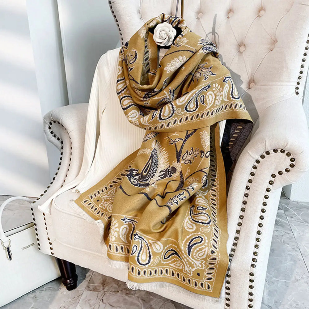 Women Winter Warm Shawl Wrap Thick Blanket Scarf