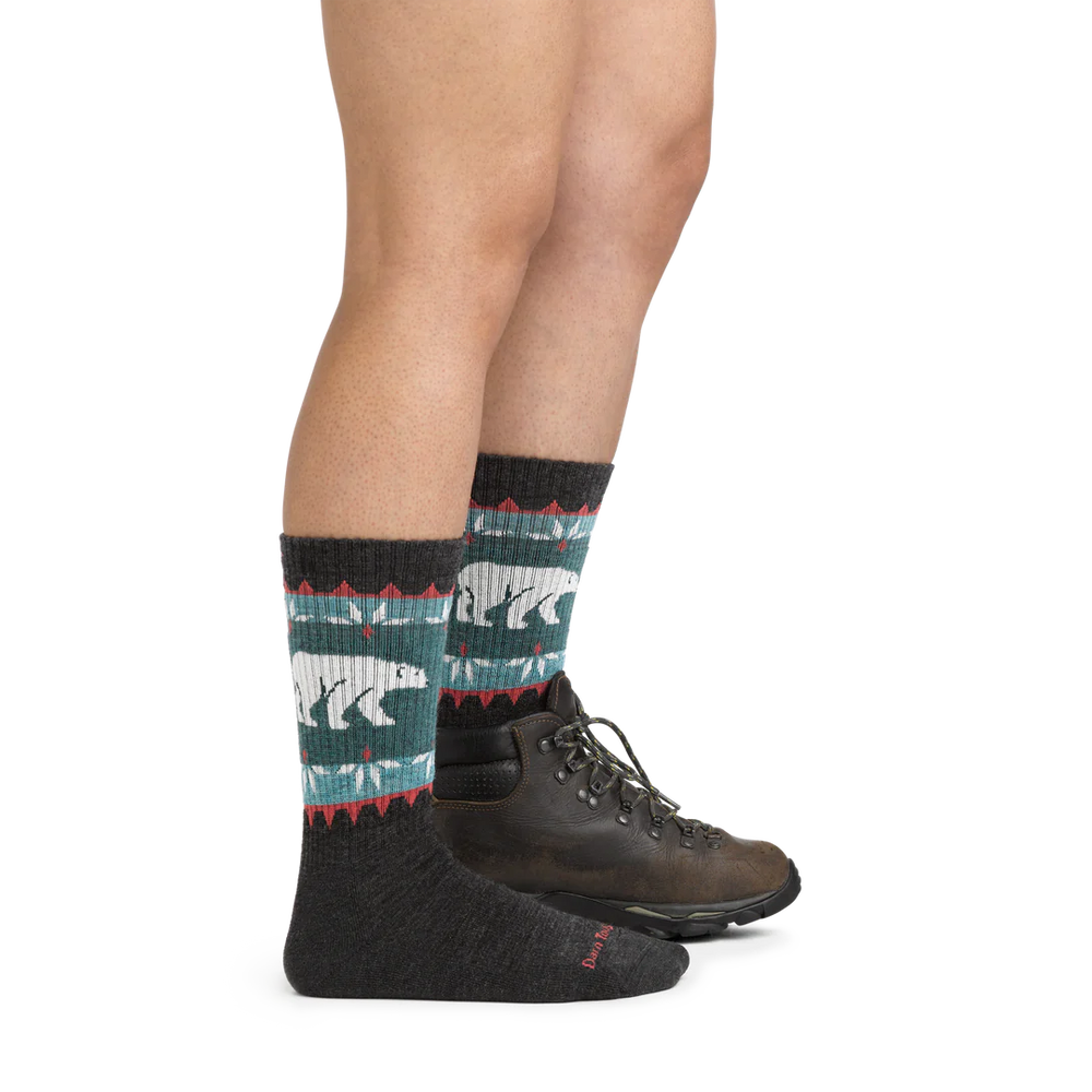 Darn Tough Vanna Grizzle Boot Midweight Hiking Sock (Women’s) - Charcoal