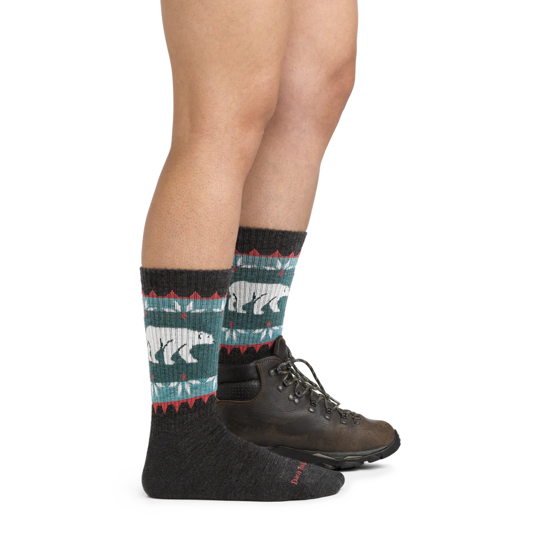 Darn Tough Vanna Grizzle Boot Midweight Hiking Sock (Women’s) - Charcoal