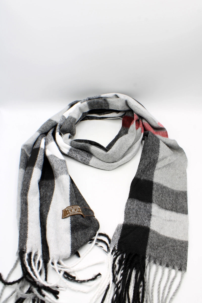 Plain Cashmere Sensation Scarf - Plaid