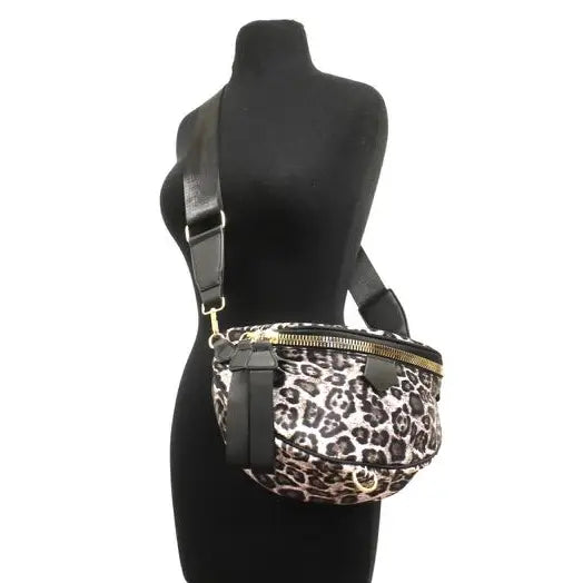 Pretty Persuasions Leopard Pattern Crossbody/Sling Bag