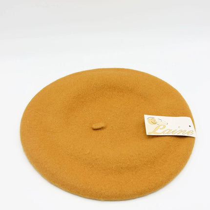 Classic Beret in Pure Wool