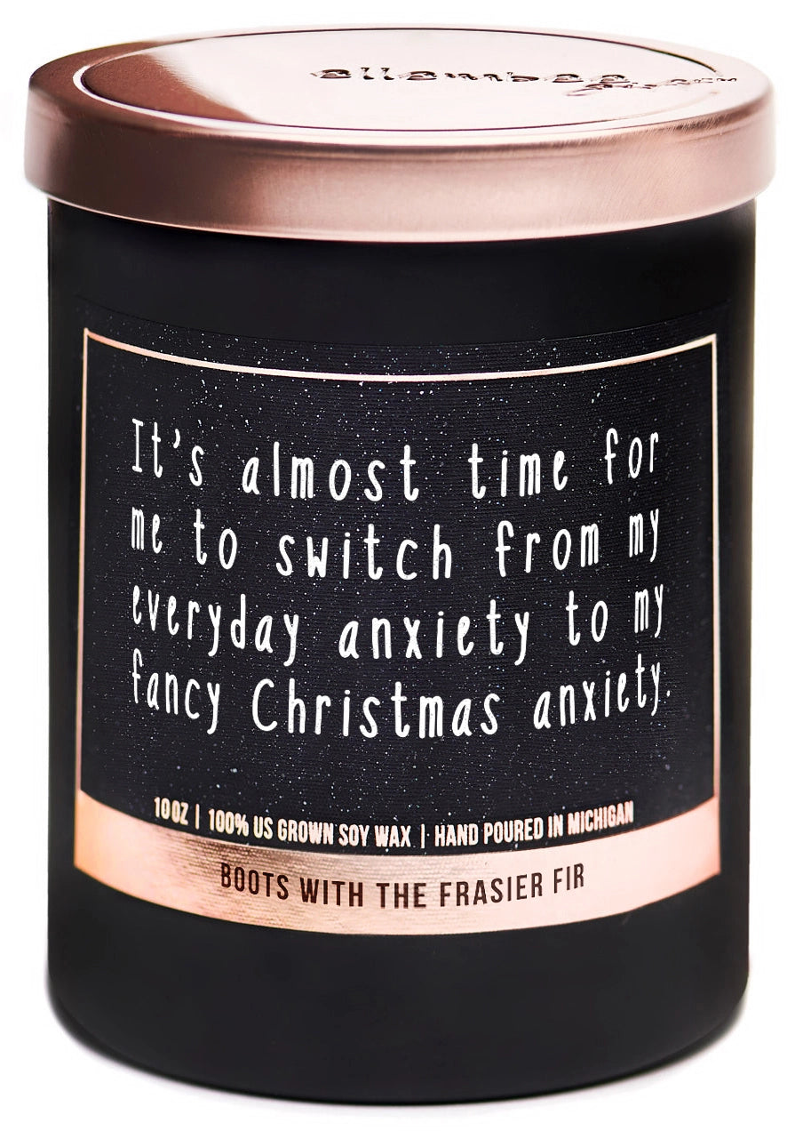 Boots with the Frasier Fir Candle