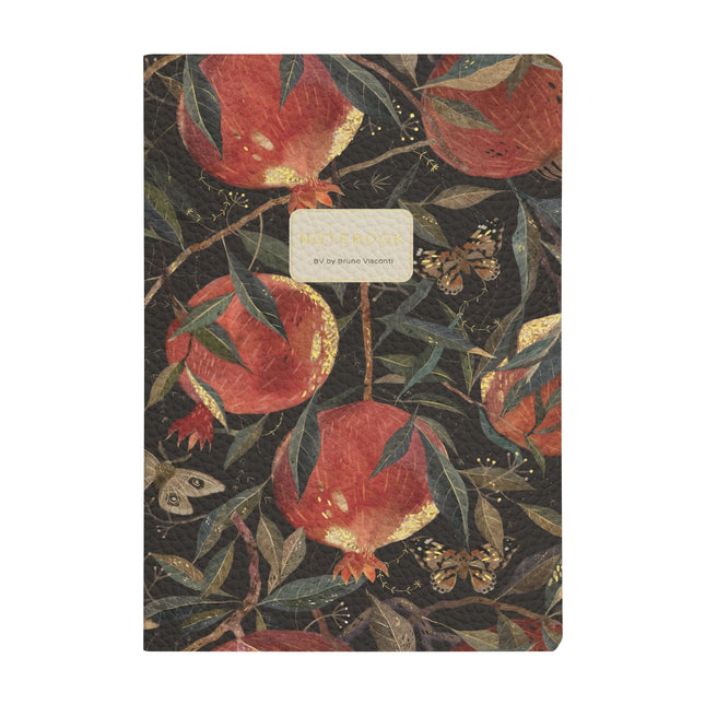 BV by Bruno Visconti Vegan Leather A5 Notebook - Pom On the Vine