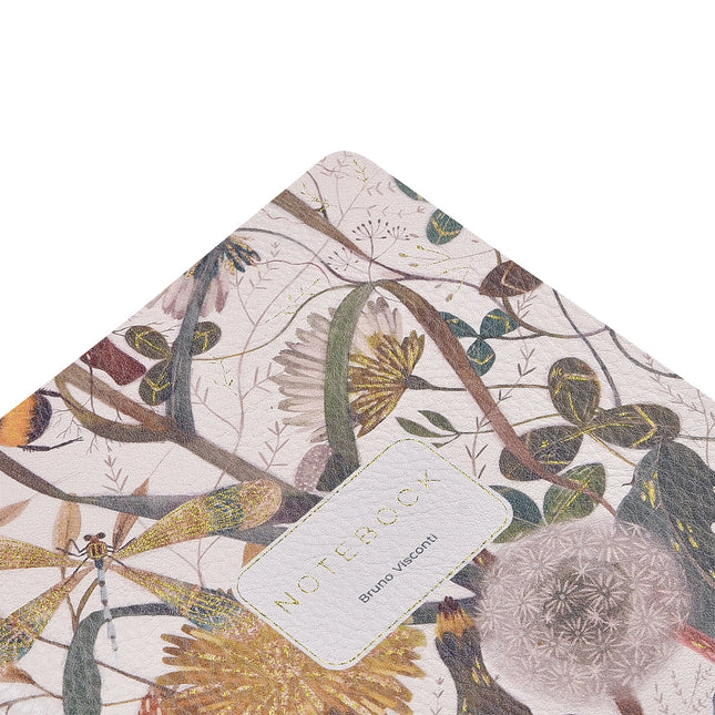 BV by Bruno Visconti Vegan Leather A5 Notebook - Summer Greens