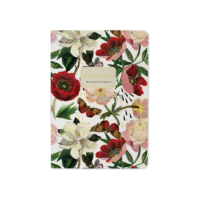 BV by Bruno Visconti Small Notebook Peonies