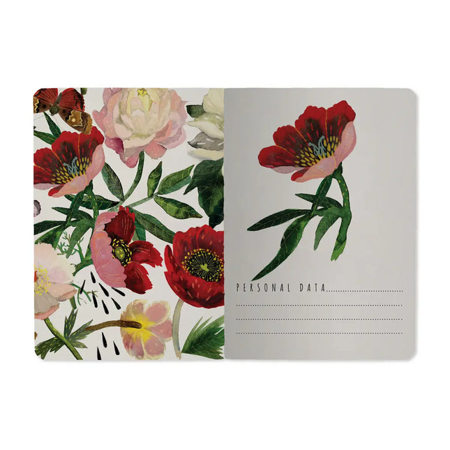 BV by Bruno Visconti Small Notebook Peonies