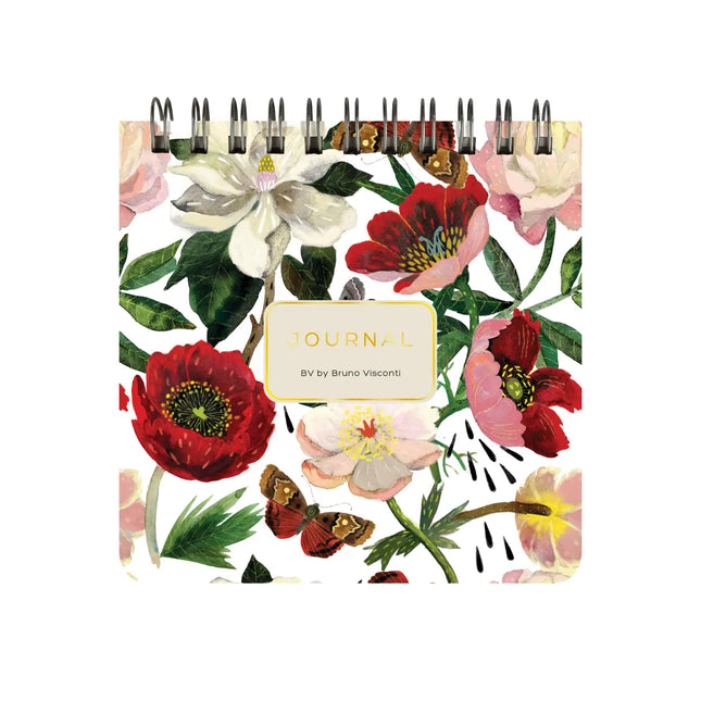 BV by Bruno Visconti Pocket Art Journal  - Peonies