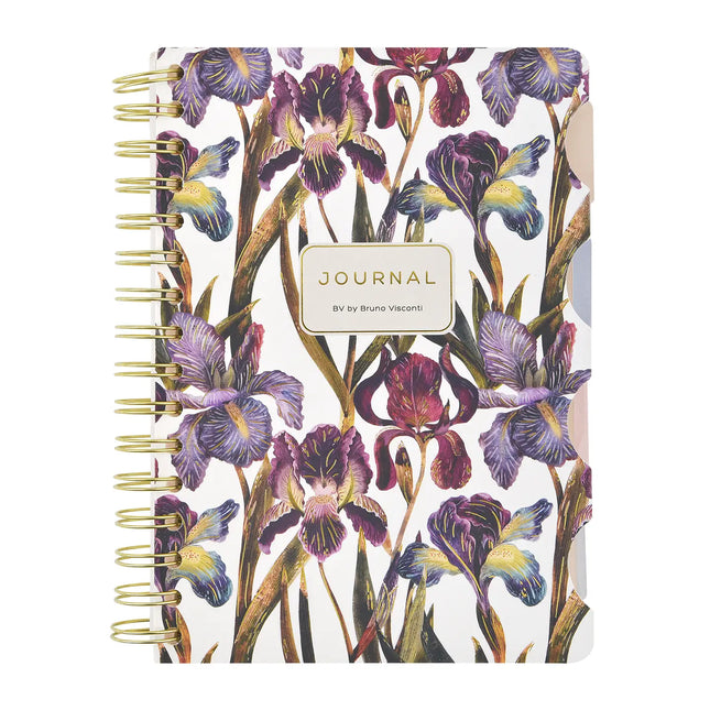 BV by Bruno Visconti Art Journal A5 - Irises