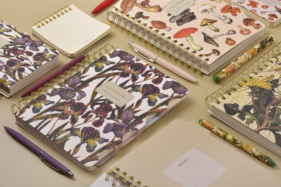 BV by Bruno Visconti Art Journal A5 - Irises