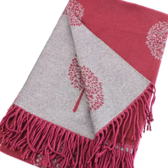 PRETTY PERSUASION World Tree Reversible Scarf