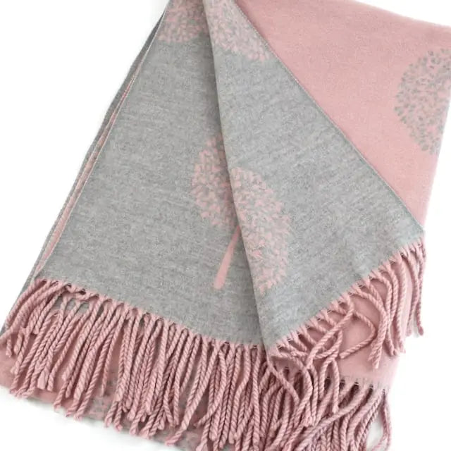 PRETTY PERSUASION World Tree Reversible Scarf