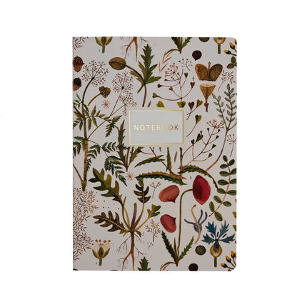 BV by Bruno Visconti A5 Notebook - Greens & Flowers