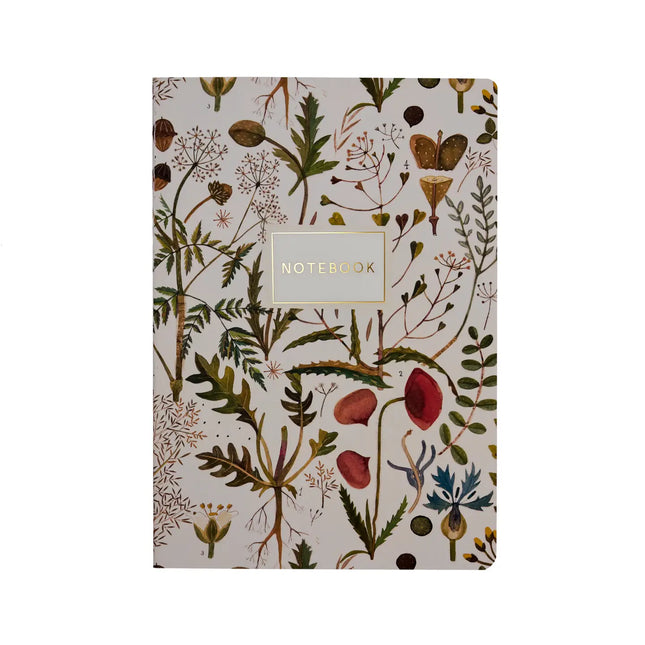 BV by Bruno Visconti A5 Notebook - Greens & Flowers