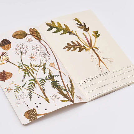 BV by Bruno Visconti A5 Notebook - Greens & Flowers