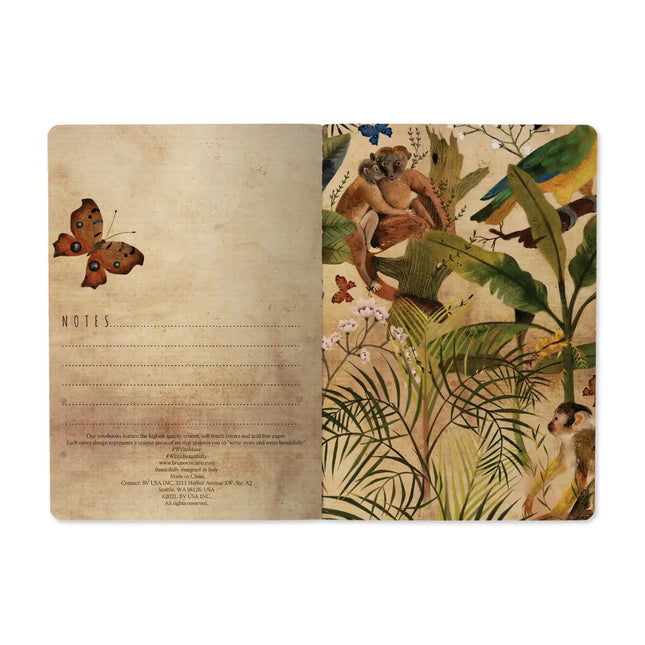 BV by Bruno Visconti A5 Notebook - Jungle