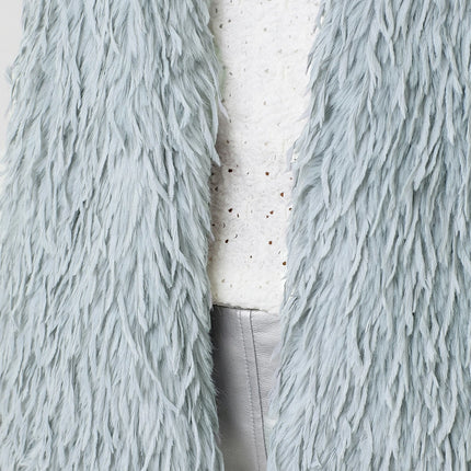 MYSTREE Eyelash Fur Vest