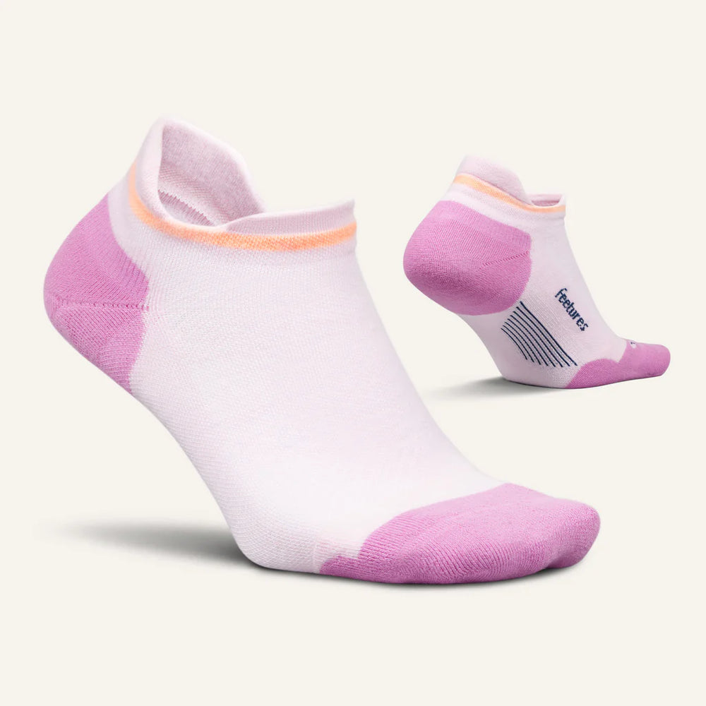 Feetures Elite Max Cushion No Show Tab - Pink Blitz