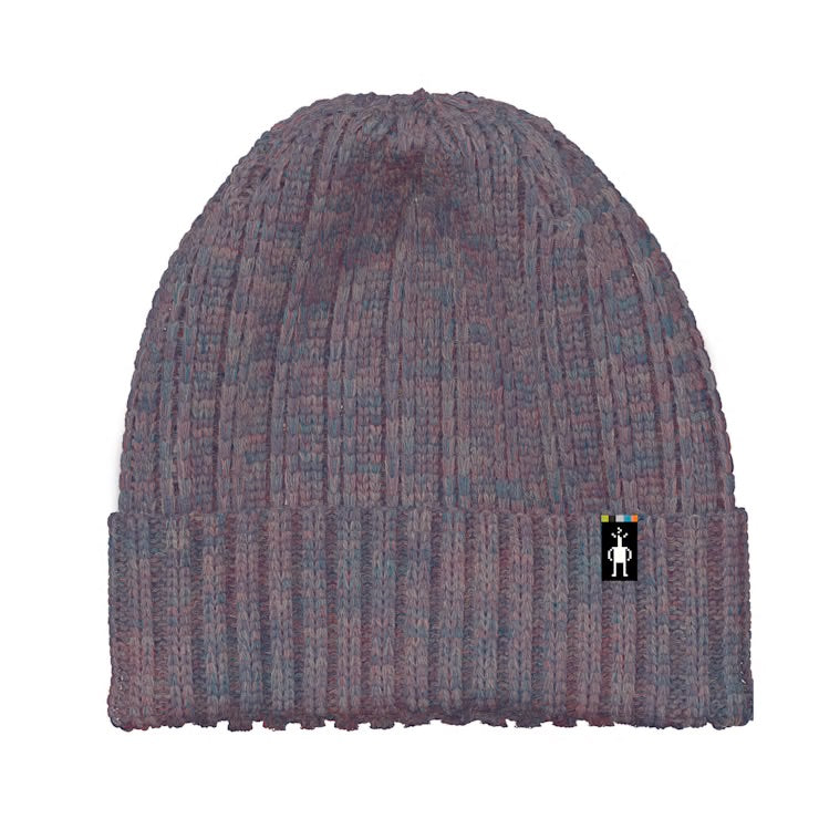 Smartwool Rib Hat - Chalk Violet Heather