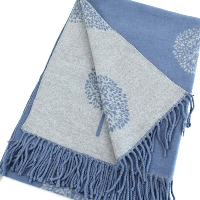 PRETTY PERSUASION World Tree Reversible Scarf