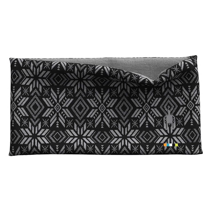 Smartwool Thermal Merino Reversible Headband - Black Digi Snow