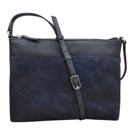 ILI Slim Suede Crossbody with Gusset