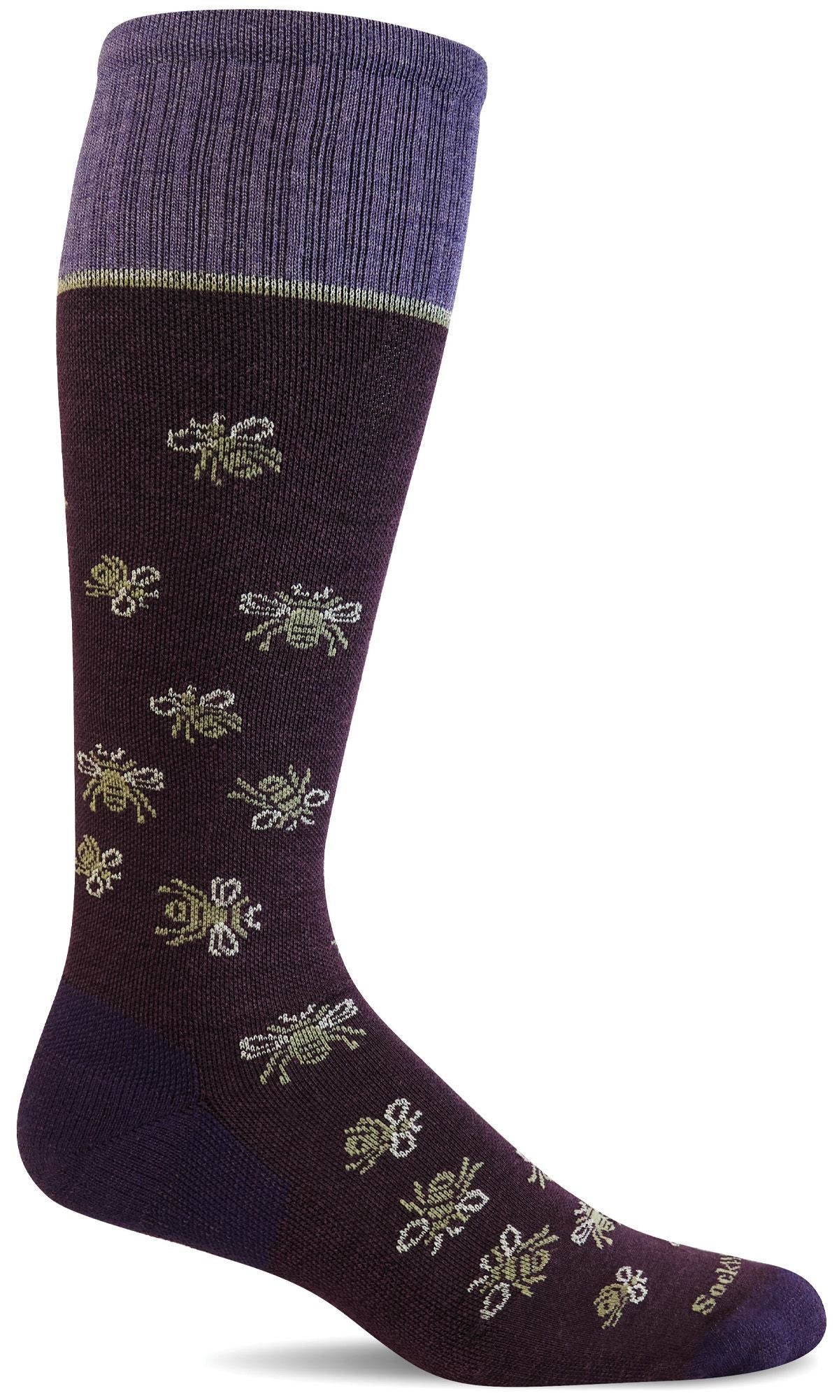 Sockwell Busy Bee Knee High Moderate Compression Socks (Women's)