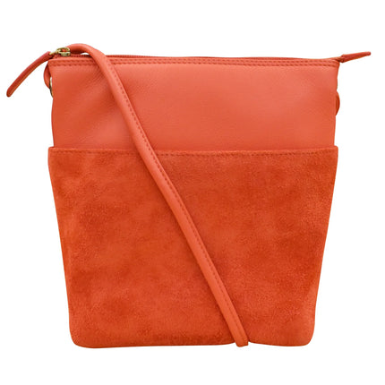 ILI Slim Midi Sac Suede Crossbody