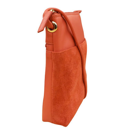 ILI Slim Midi Sac Suede Crossbody