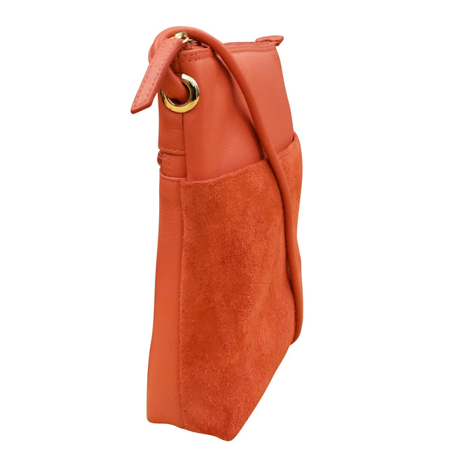 ILI Slim Midi Sac Suede Crossbody