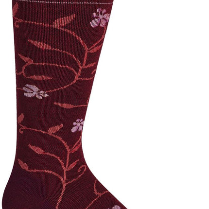 Sockwell Women’s Full Sun | Moderate Graduated Compression Socks - Cranberry
