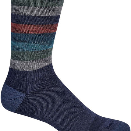 Sockwell Men’s Peaks | Moderate Graduated Compression Socks - Denim