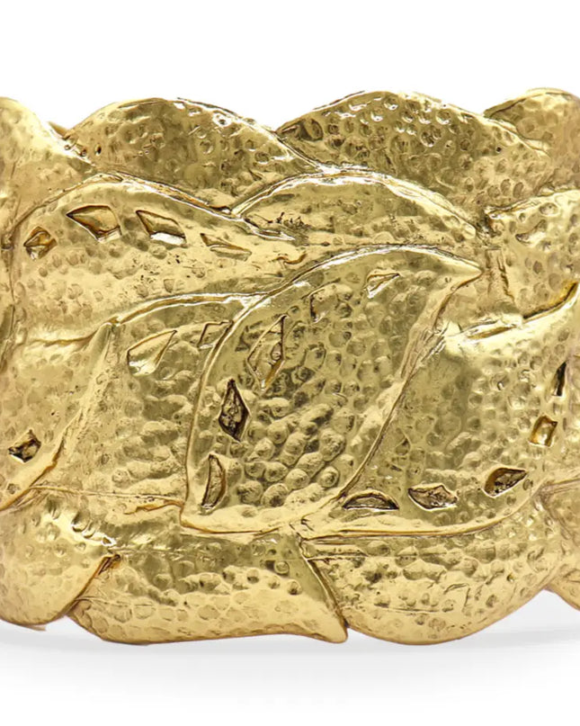 Solid Leaves Cuff Bracelet