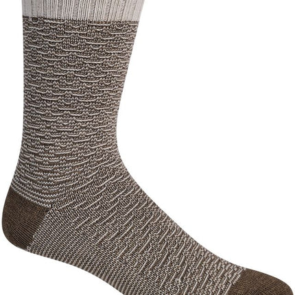 Sockwell Men’s Fisherman Net | Essential Comfort Socks - Bark