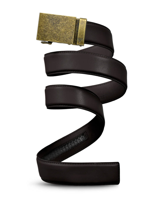 MISSION BELT| BRONZE - IN DARK BROWN