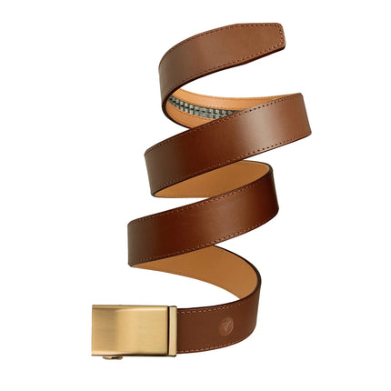 MISSION BELT| GOLD - IN BROWN