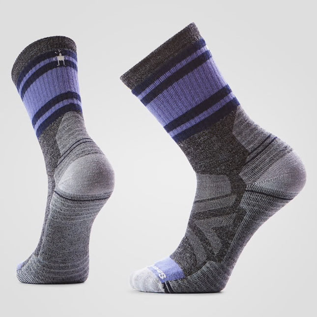 Smartwool Hike Lolo Trail Crew Socks - (Unisex) - Medium Gray
