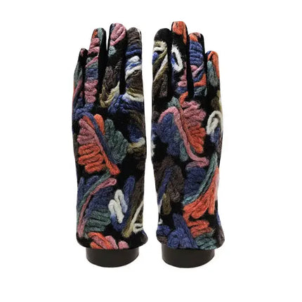 Mediterranean Concepts - Yarn Leaves Texting Glove