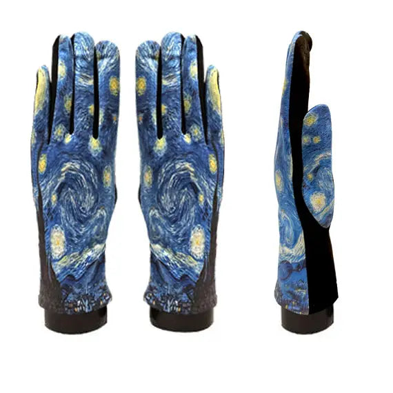 Mediterranean Concepts - Artist Van Gogh Starry Night Texting Glove