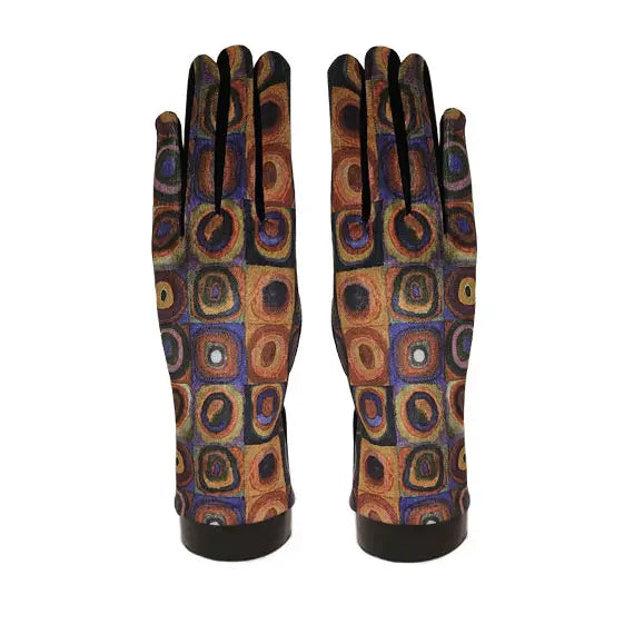Mediterranean Concepts - Wessily Kandinsky Small Square and Dots Glove